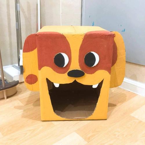 废料手工制作玩具纸箱_用废纸箱制作超简单的玩具